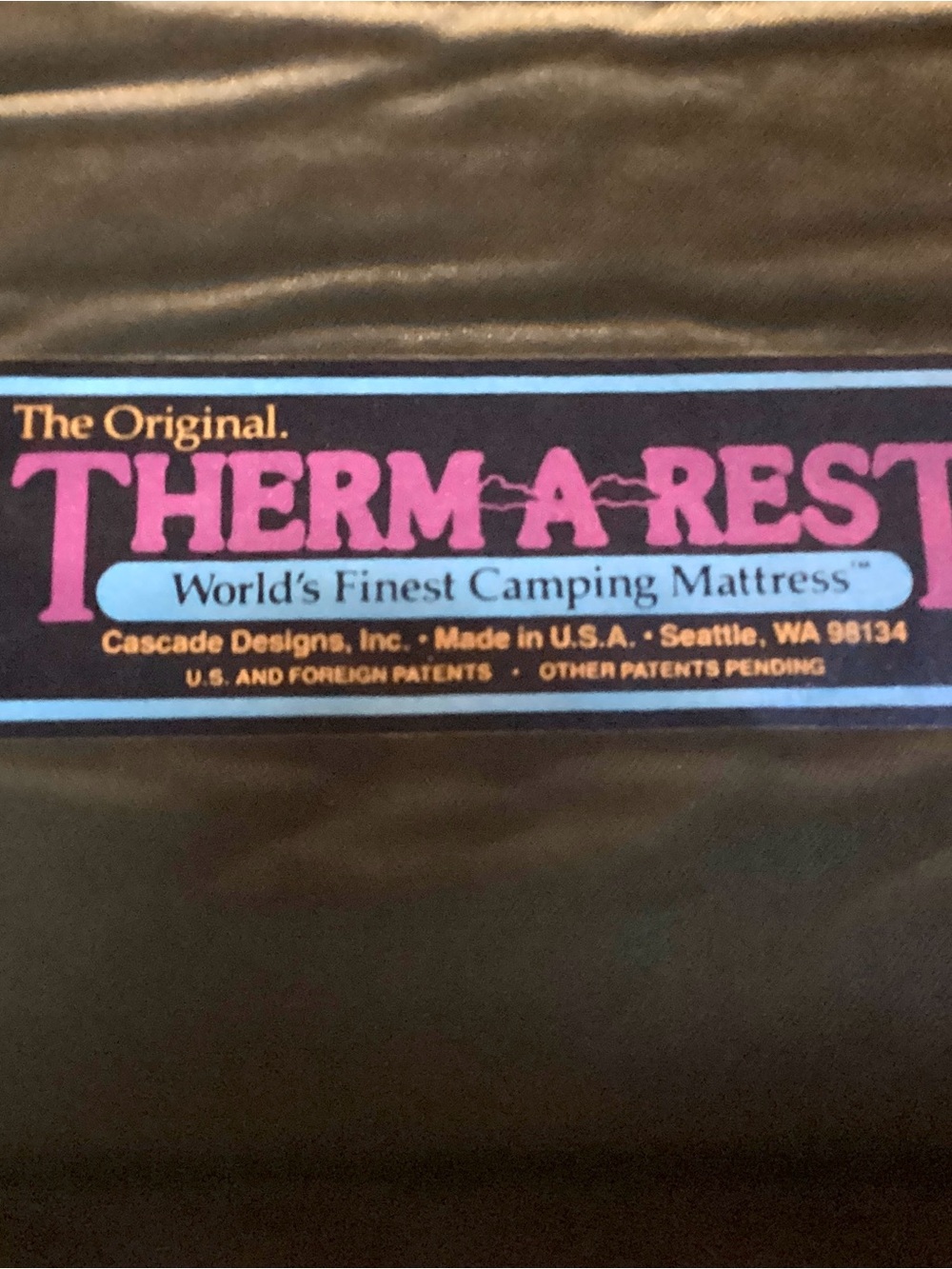 THERMAREST Camping Pad Original 21”x48” Green
